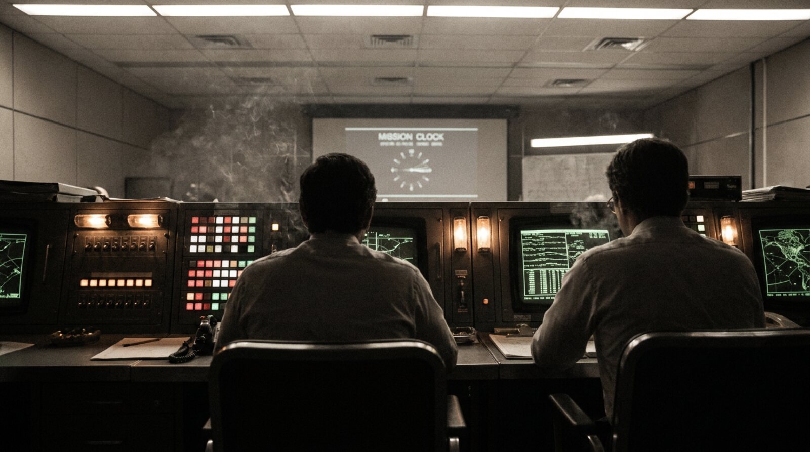 1980s mission control consoles